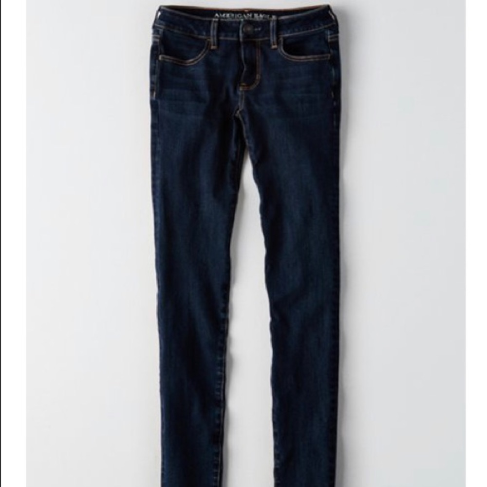 American Eagle Dark Wash Jegging Size US 10 X-Tall Like New